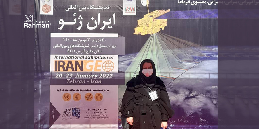 بازدید مدیر گروه عمران و معماری از اولین نمایشگاه بین‌المللی ایران ژئو