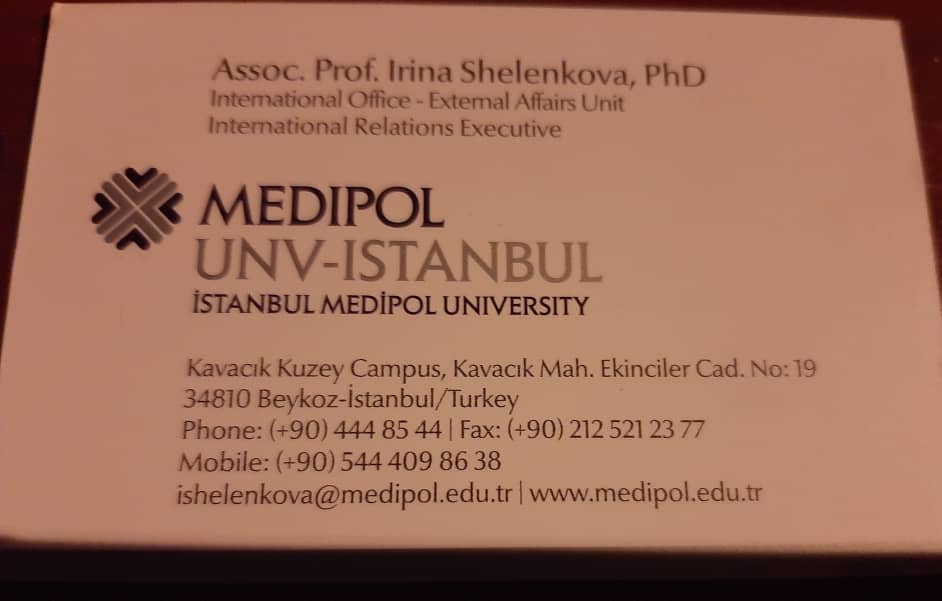 بازدید معاونت پژوهش و فناوری دانشگاه رحمان از دانشگاه مدیپول استانبول